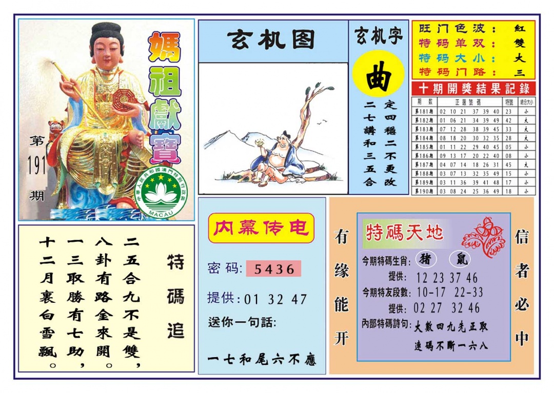 191期马祖献宝[图]