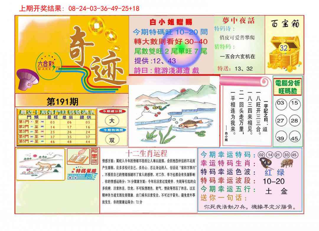 191期九龍奇迹A(推荐)[图]