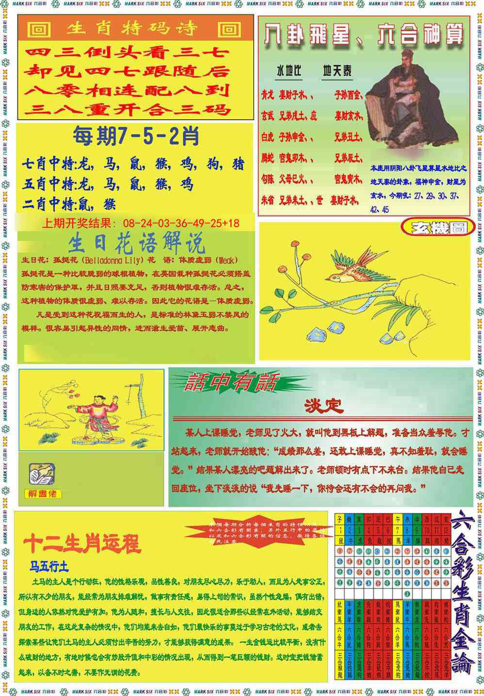 191期九龍马经B(推荐)[图]