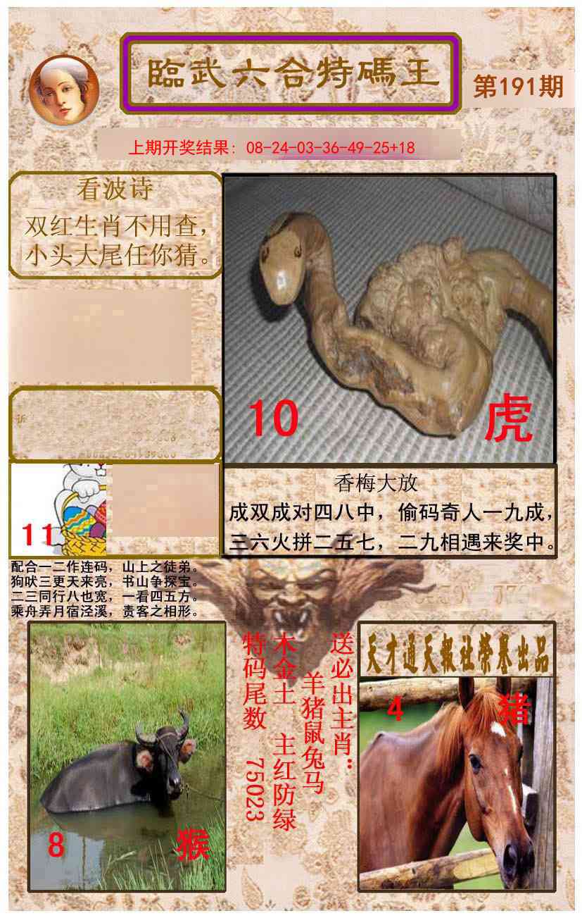 191期临武六合特码王[图]