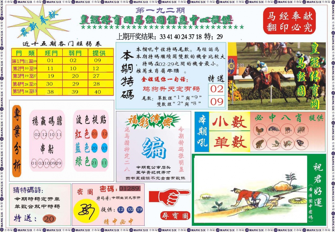 192期体育网马经图[图]