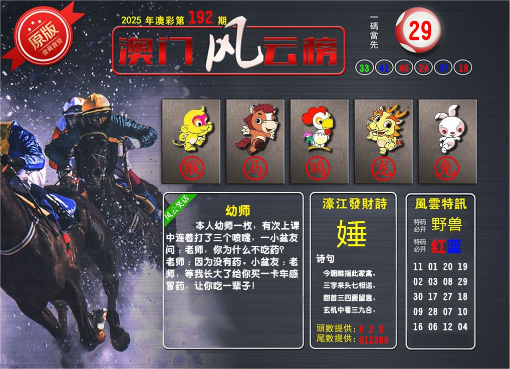 192期澳门风云榜[图]