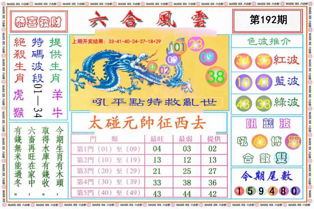 192期六合风云《另版》[图]