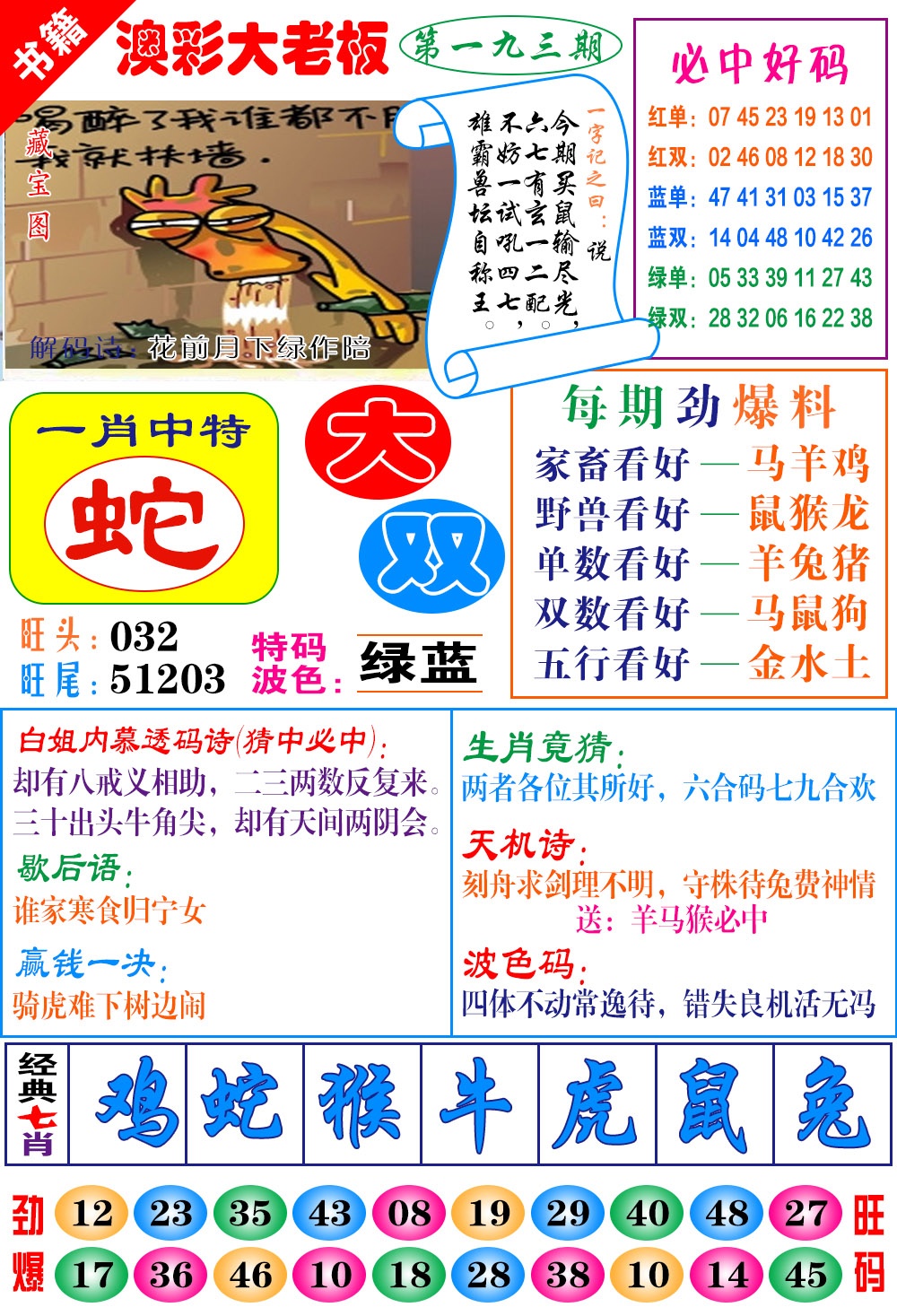 193期澳门大老板[图]