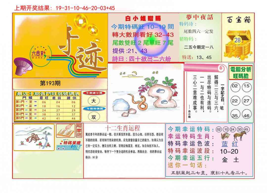 193期九龍奇迹A(推荐)[图]