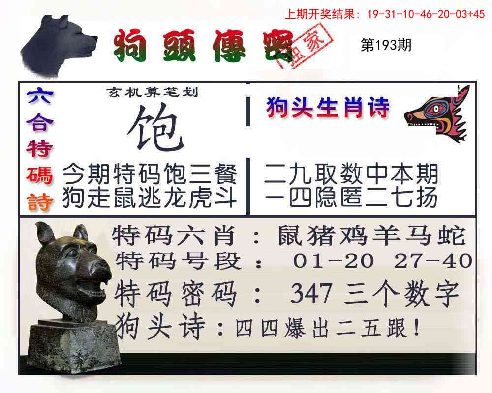 193期狗头传密[图]