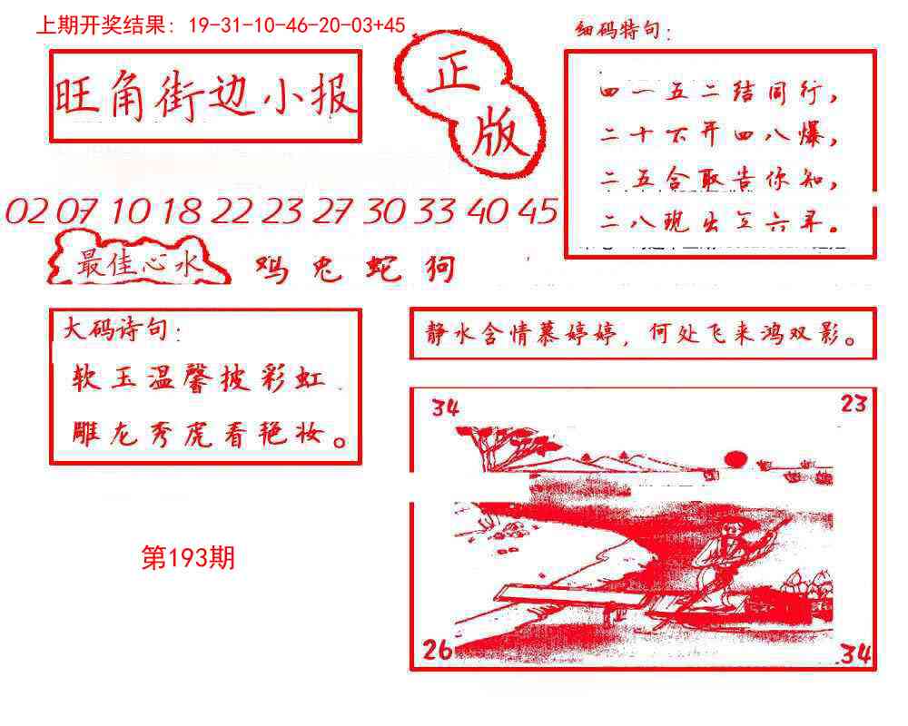 193期旺角街边小报[图]