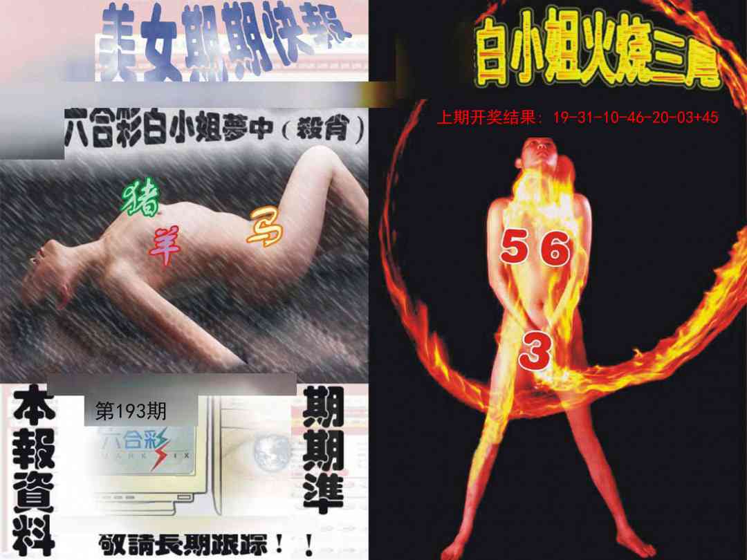 193期环球美女特码报[图]