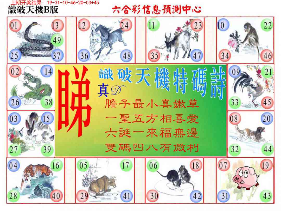 193期识破天机B版[图]