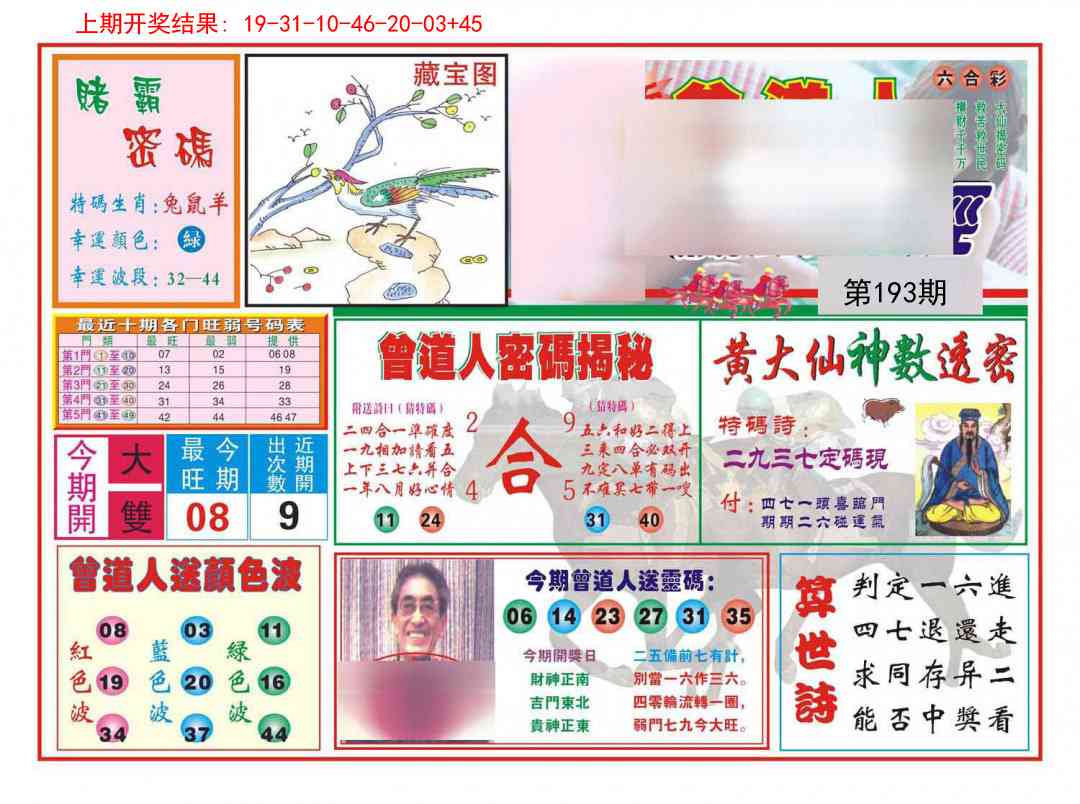 193期赢钱一经[图]