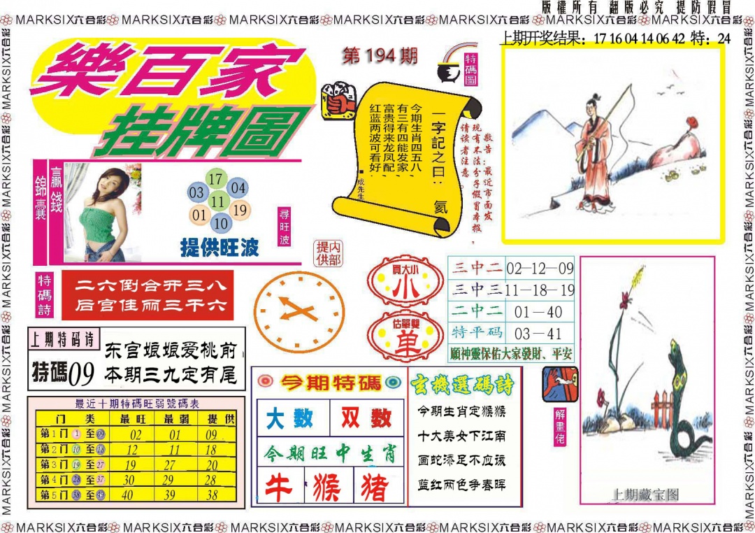 194期乐百家挂牌图[图]