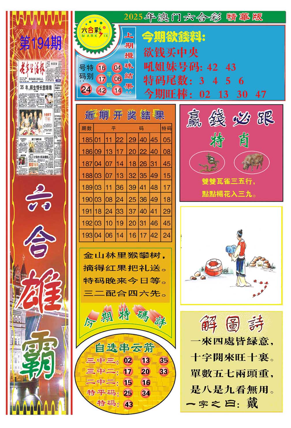 194期六合雄霸[图]