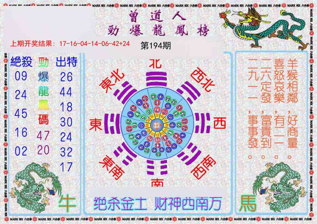 194期曾道人劲爆龙凤榜[图]