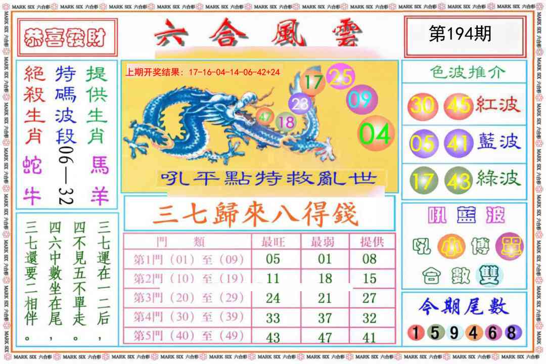 194期六合风云《另版》[图]