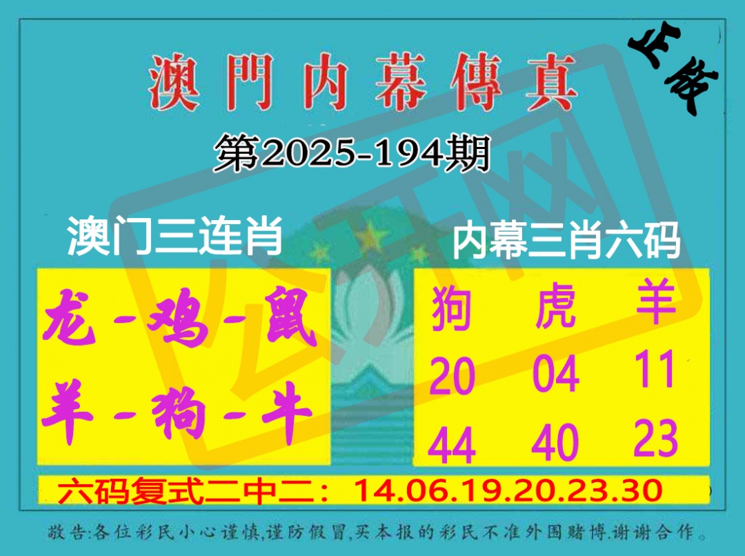 194期内幕传真三肖版[图]