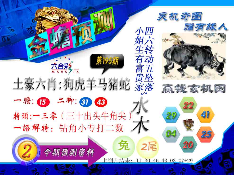 195期金蟾预测[图]