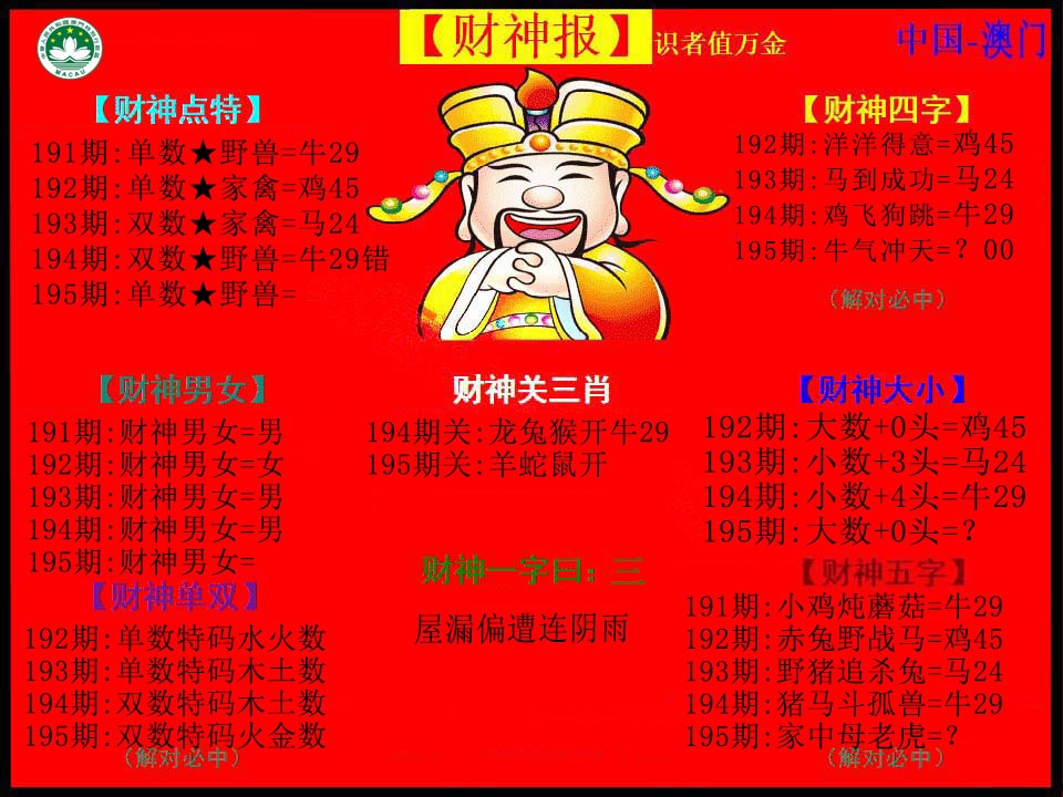 195期红财神[图]