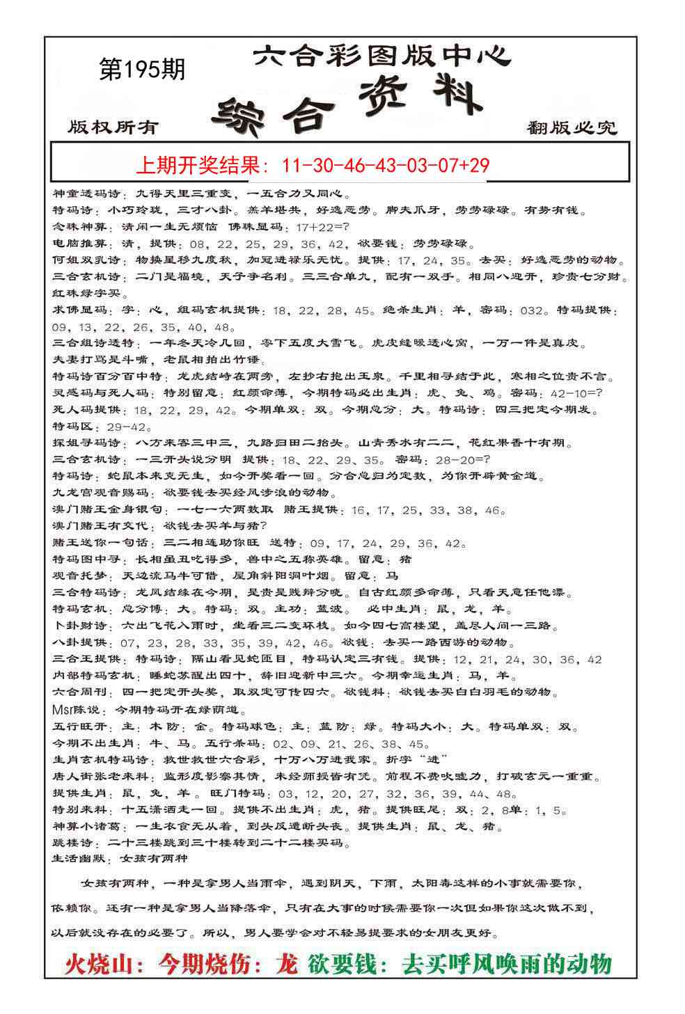 195期内部综合资料[图]