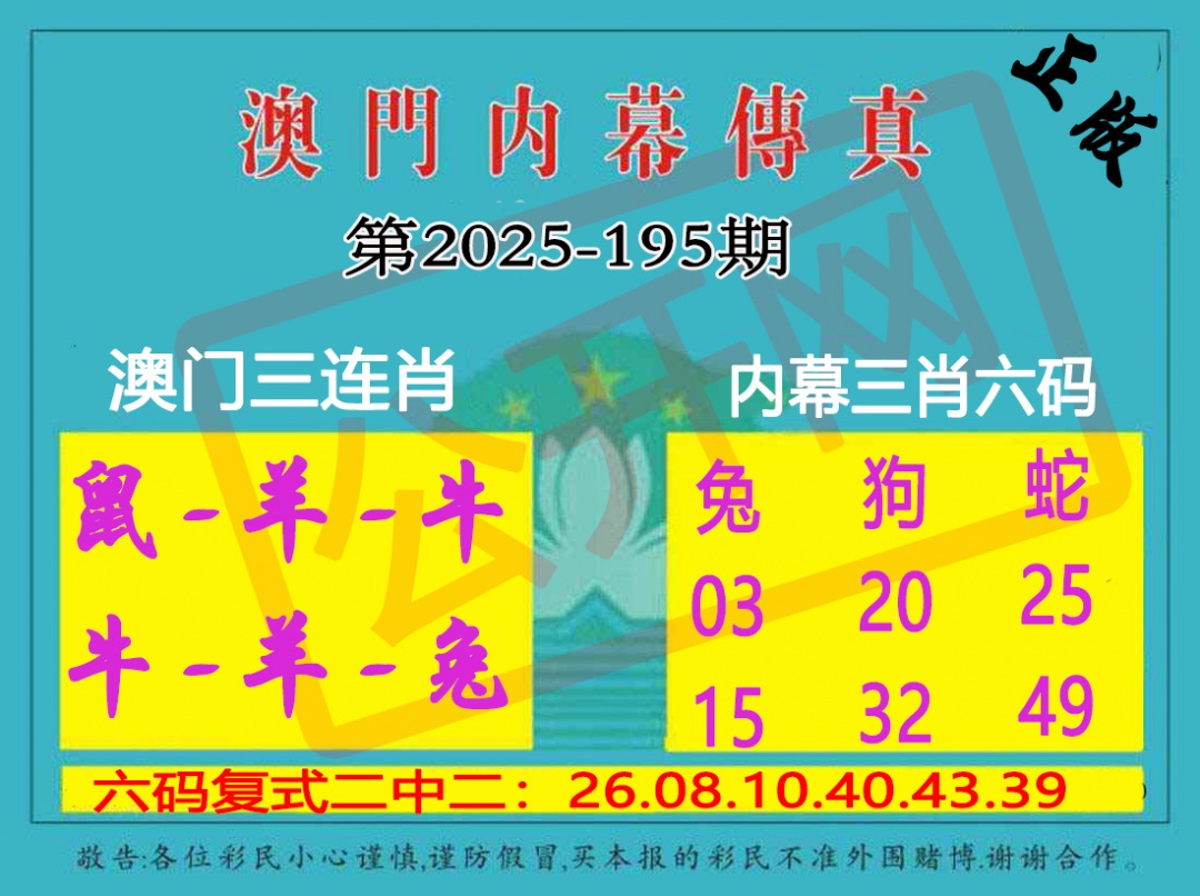 195期内幕传真三肖版[图]