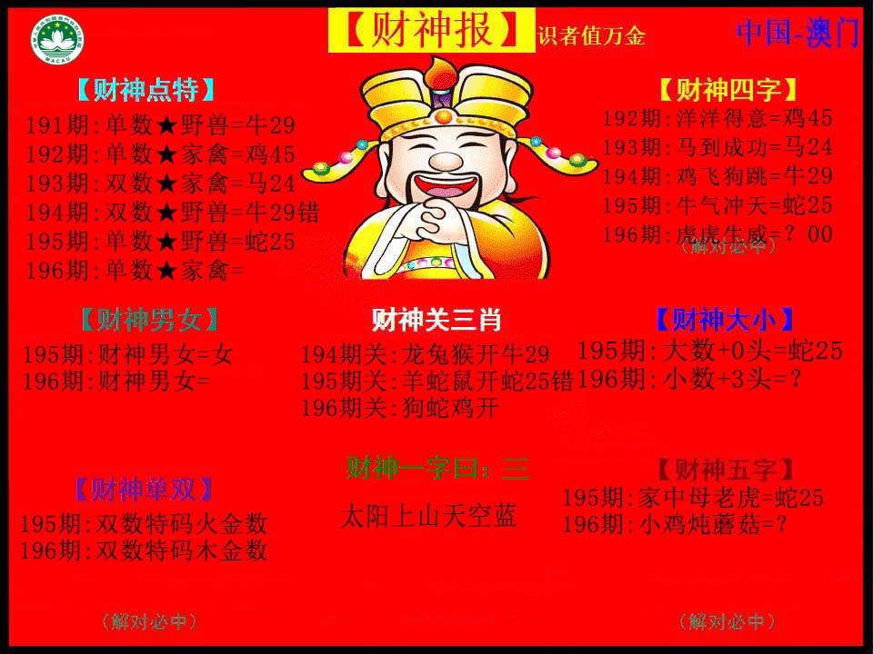 196期红财神[图]