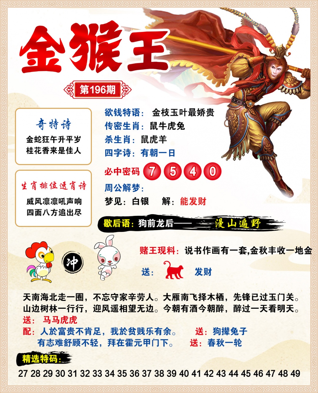196期金猴王[图]