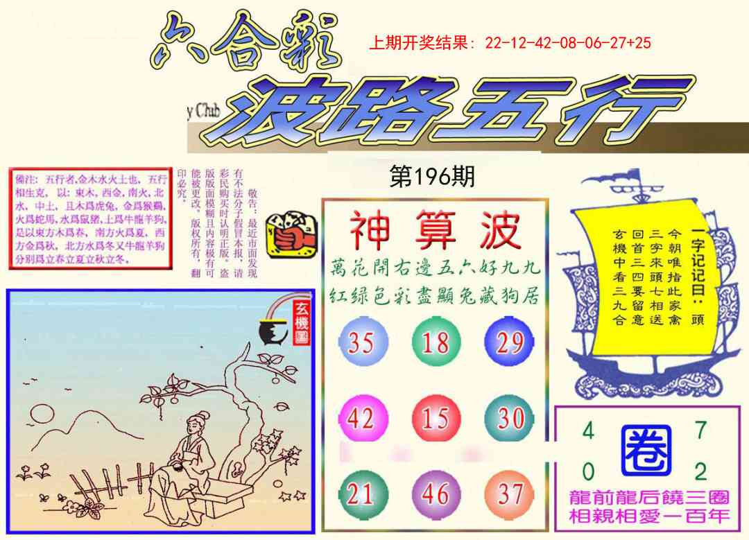 196期波路五行[图]