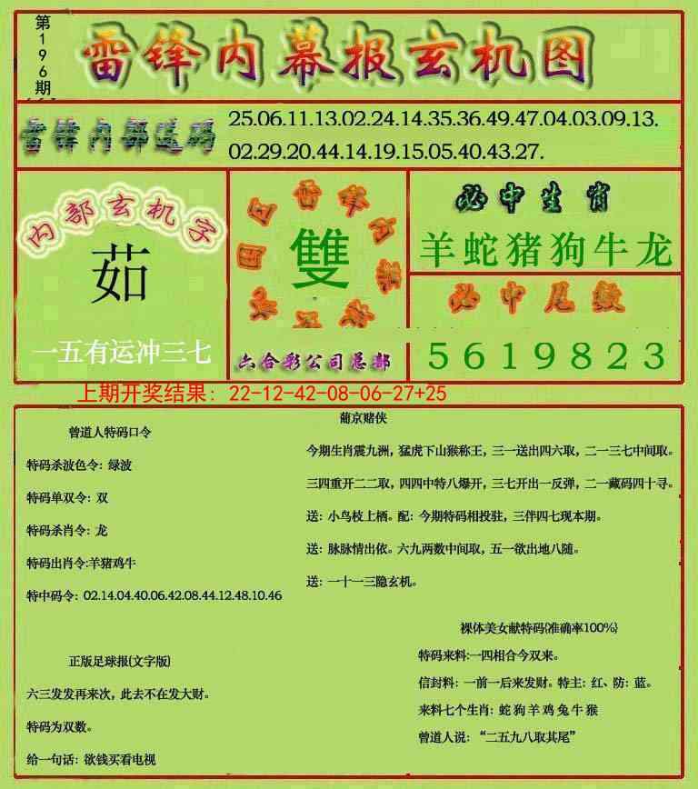 196期雷锋玄机报[图]