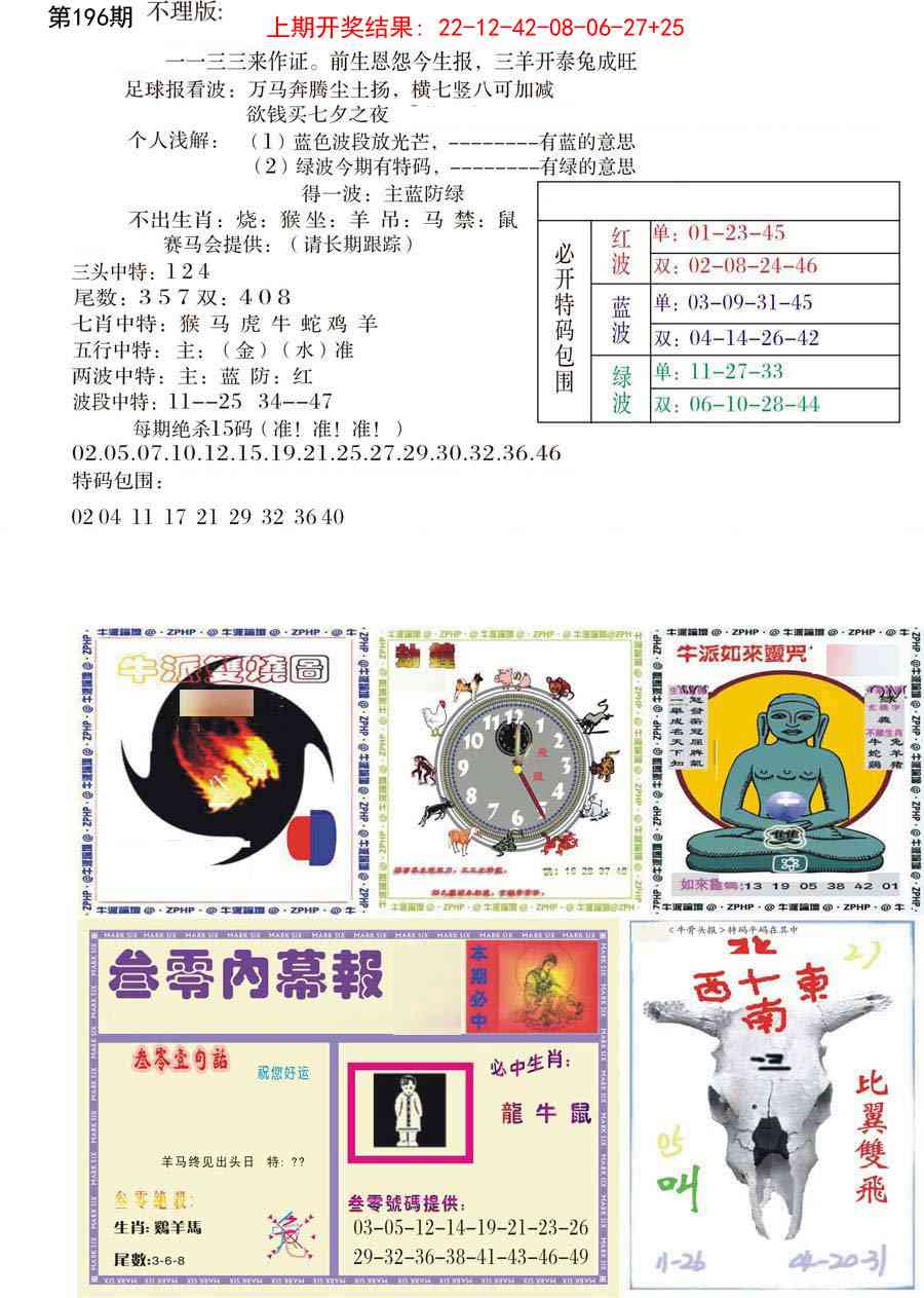 196期五鬼正宗会员综合资料B[图]