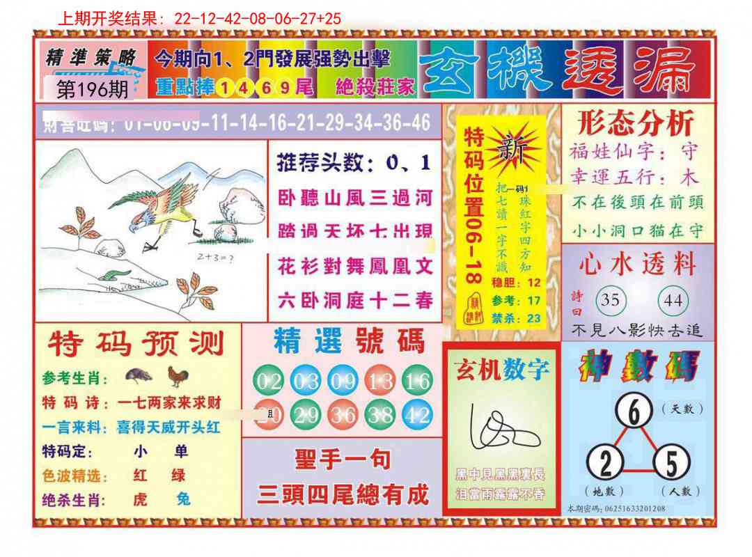 196期玄机透漏[图]
