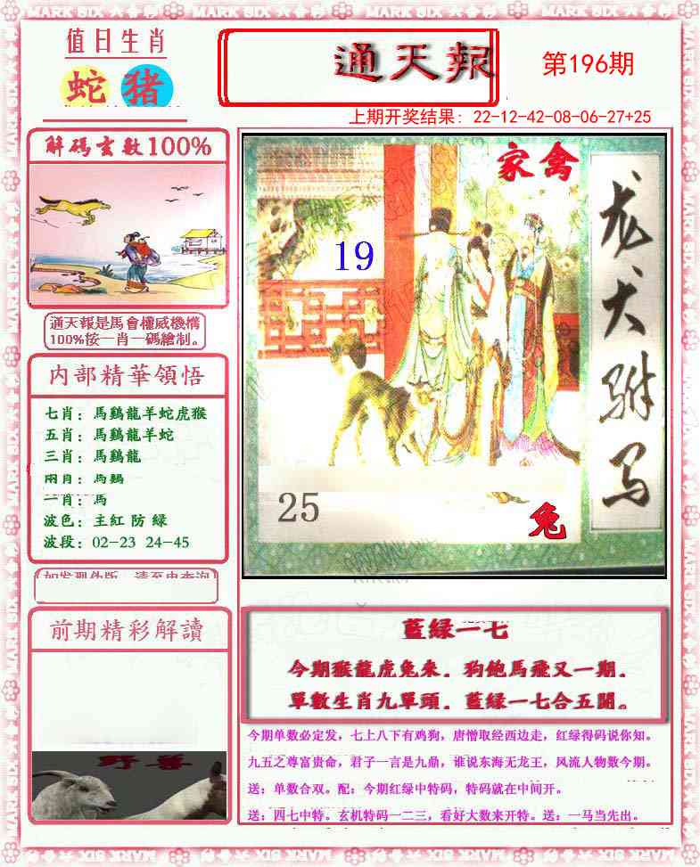 196期小喜通天报[图]