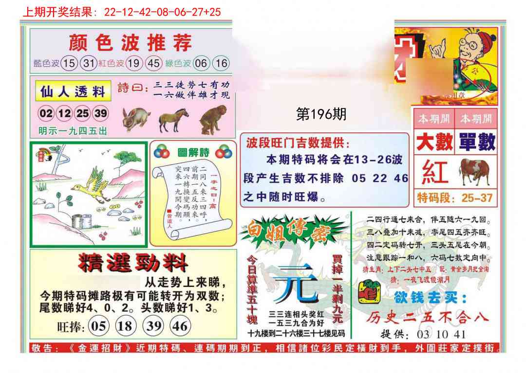 196期金运招财[图]