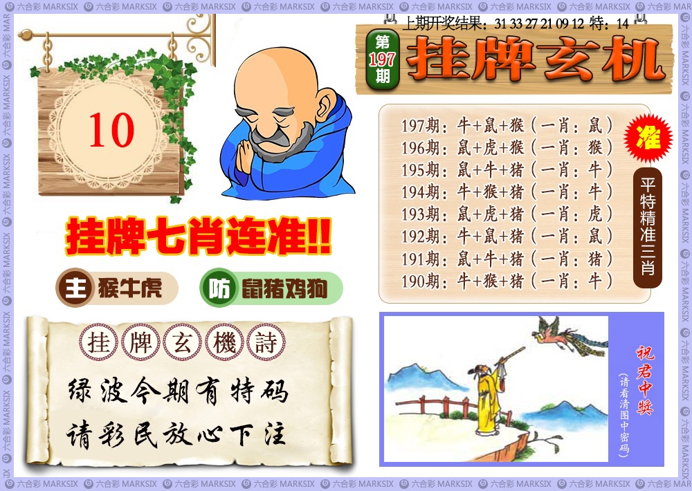 197期挂牌玄机[图]