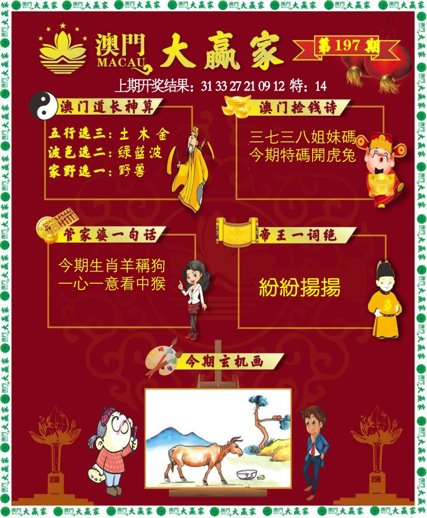 197期大赢家[图]