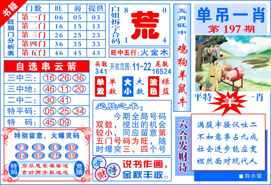 197期澳门单吊一肖[图]