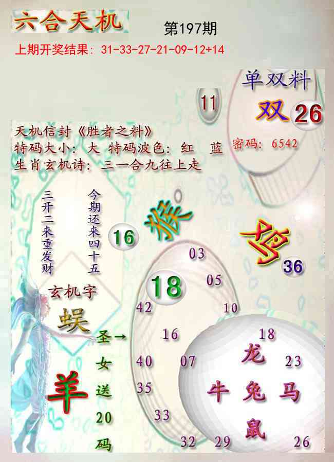 197期天机报[图]