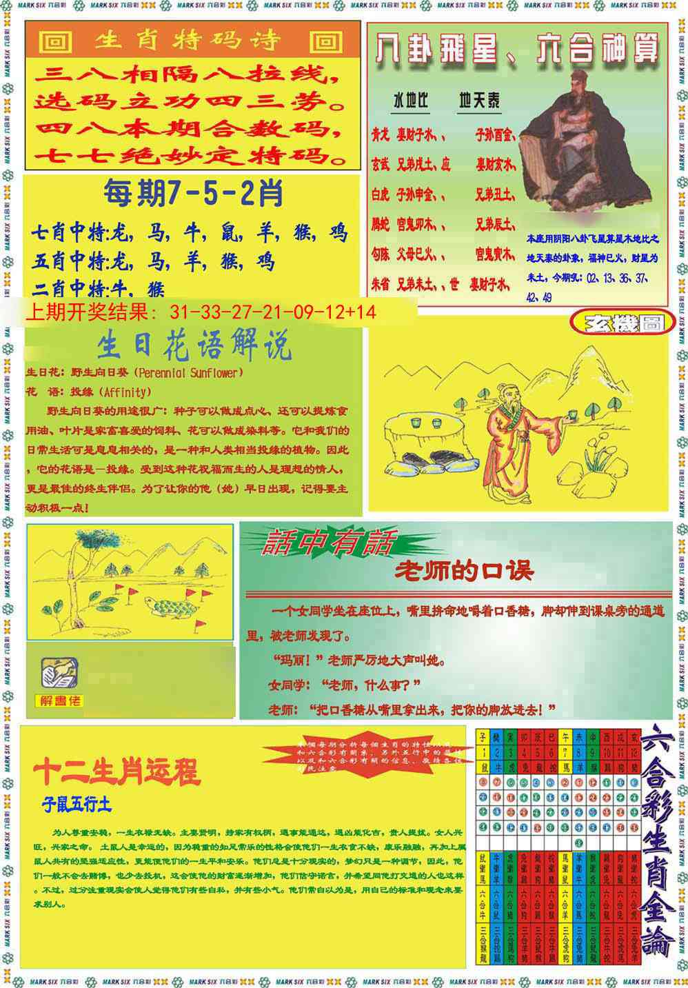 197期九龍马经B(推荐)[图]