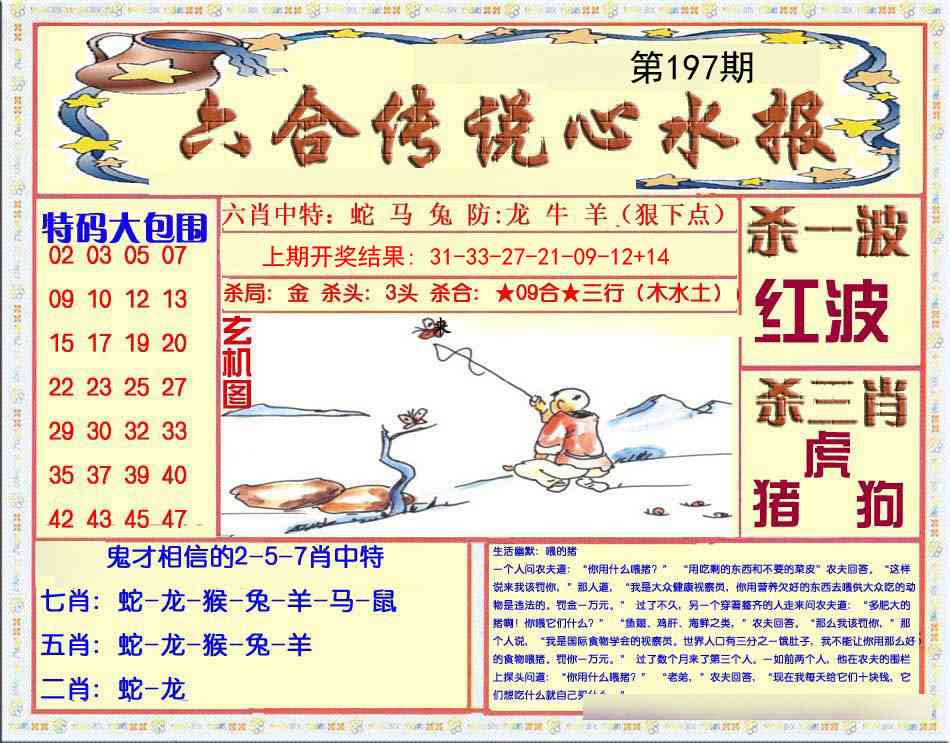 197期六合传说(心水版)[图]