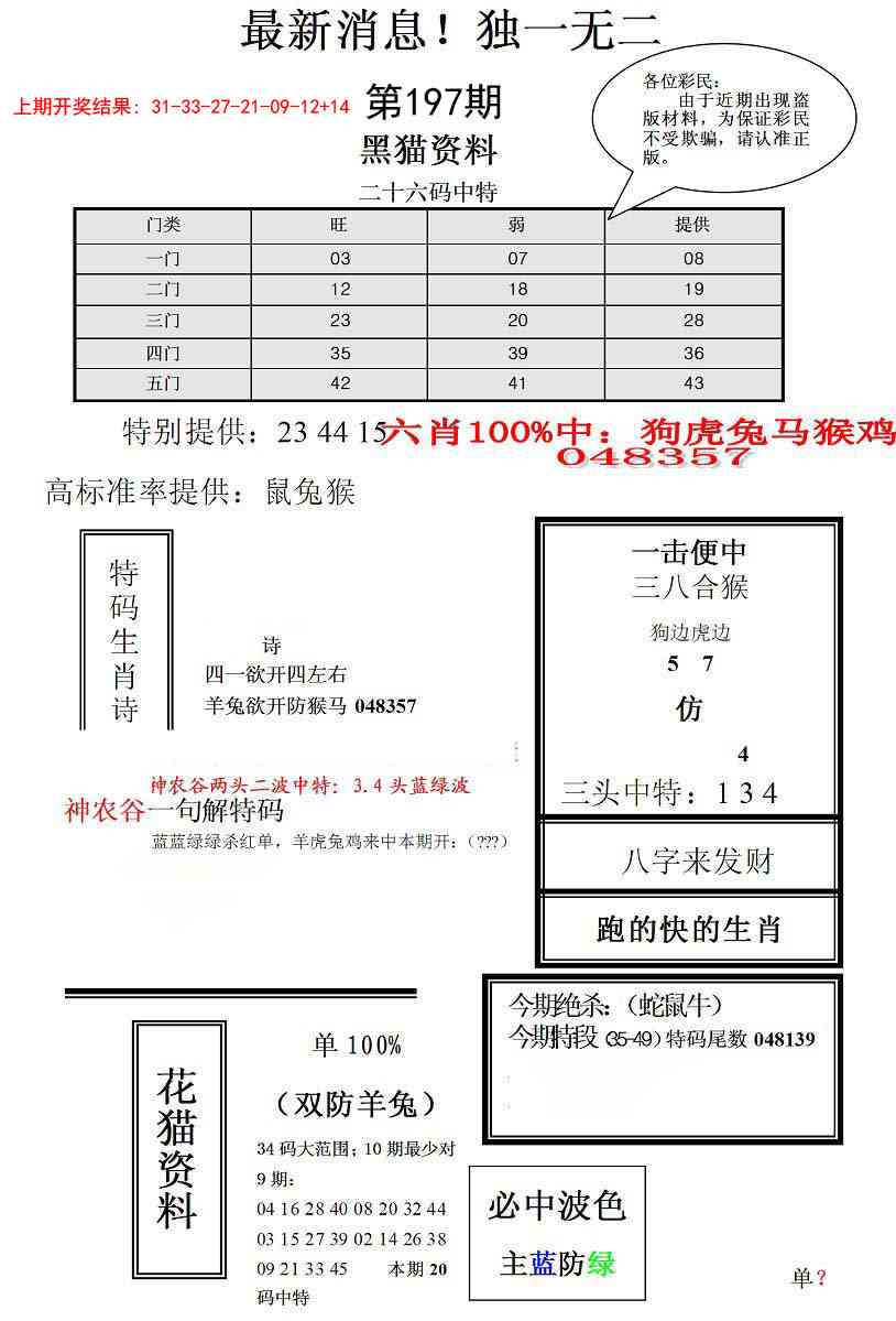 197期独一无二(正)[图]