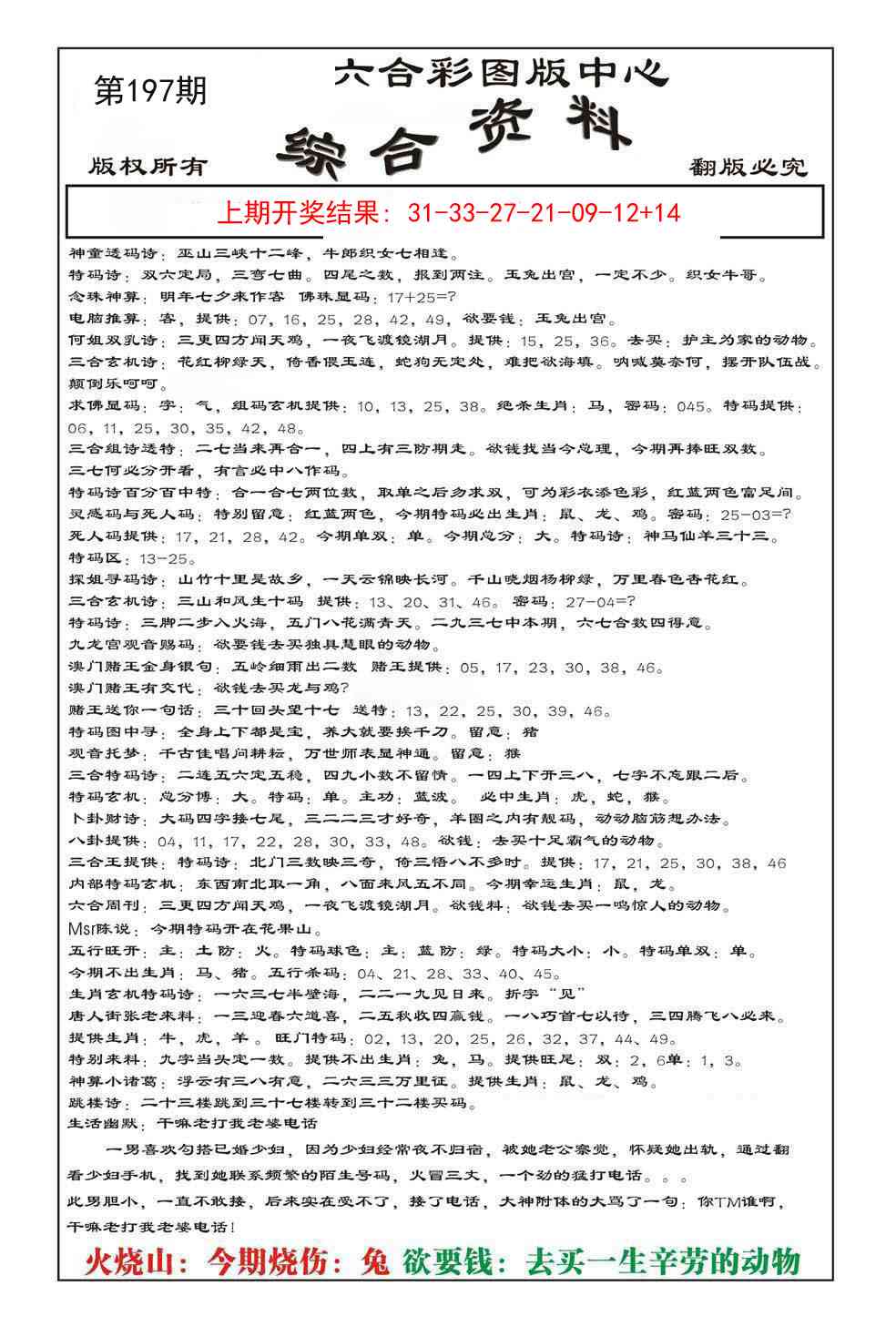 197期内部综合资料[图]