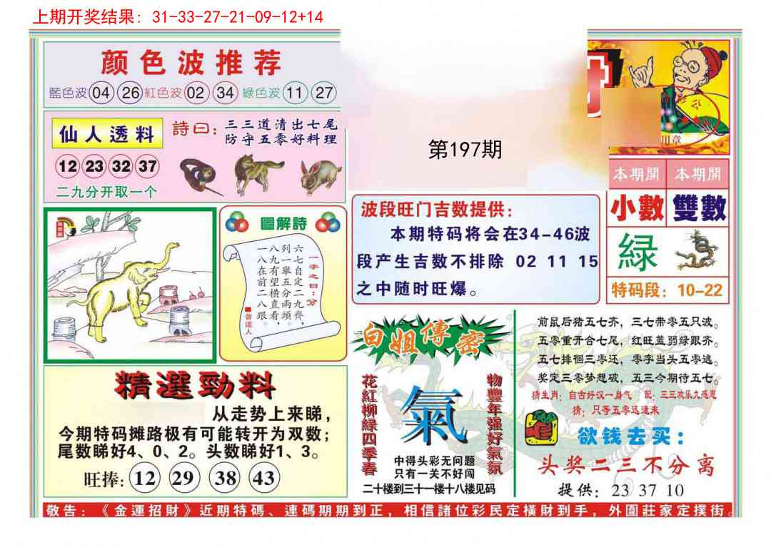 197期金运招财[图]