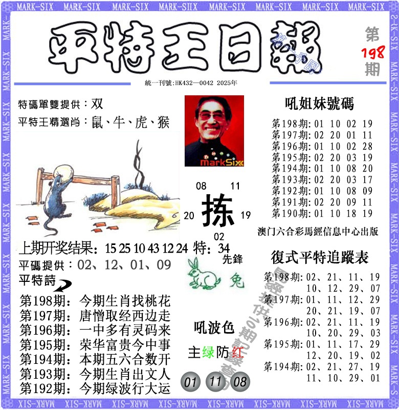198期平特王日报[图]