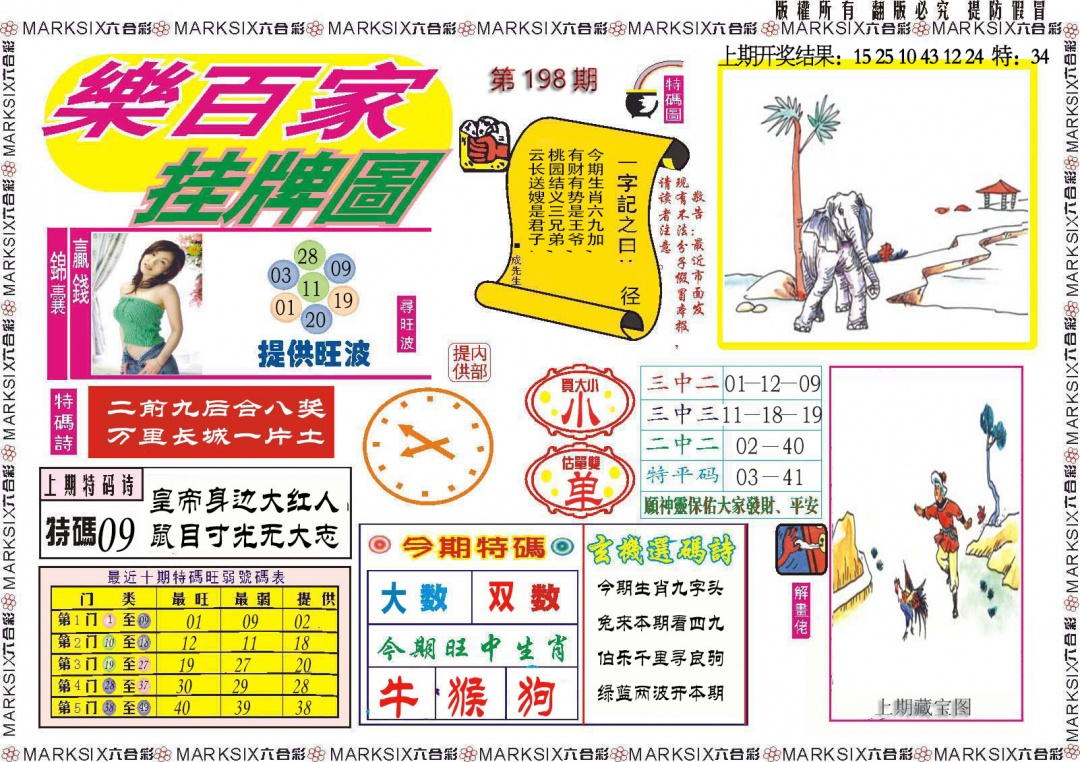 198期乐百家挂牌图[图]