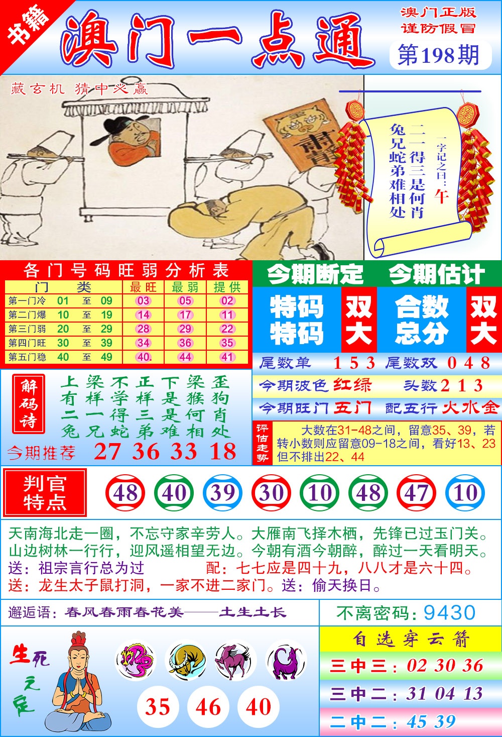 198期澳门一点通[图]