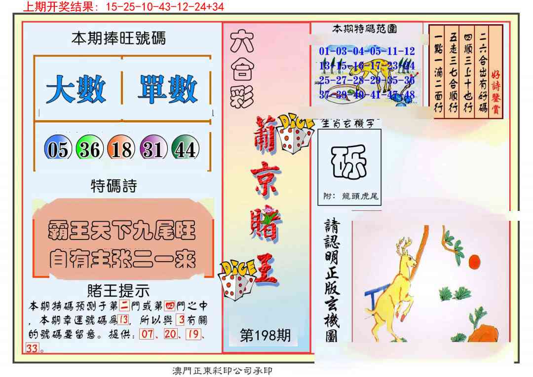 198期葡京赌王彩[图]