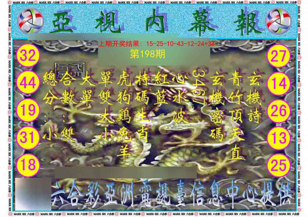 198期亚视内幕报[图]