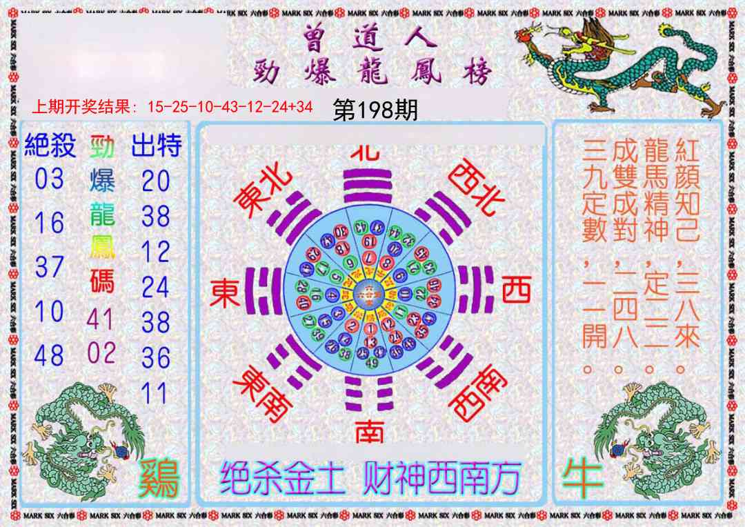 198期曾道人劲爆龙凤榜[图]