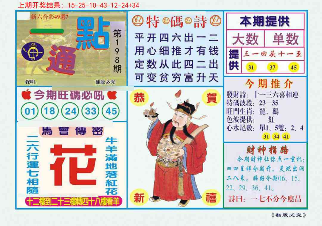 198期一点通[图]