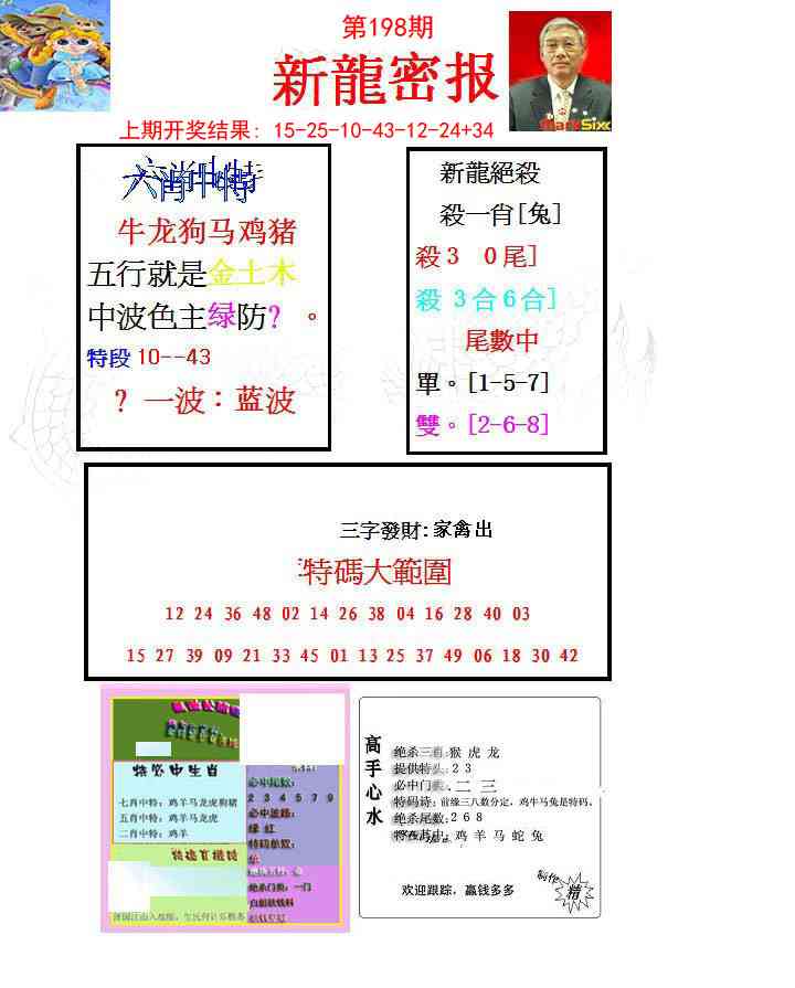 198期新龙密报[图]
