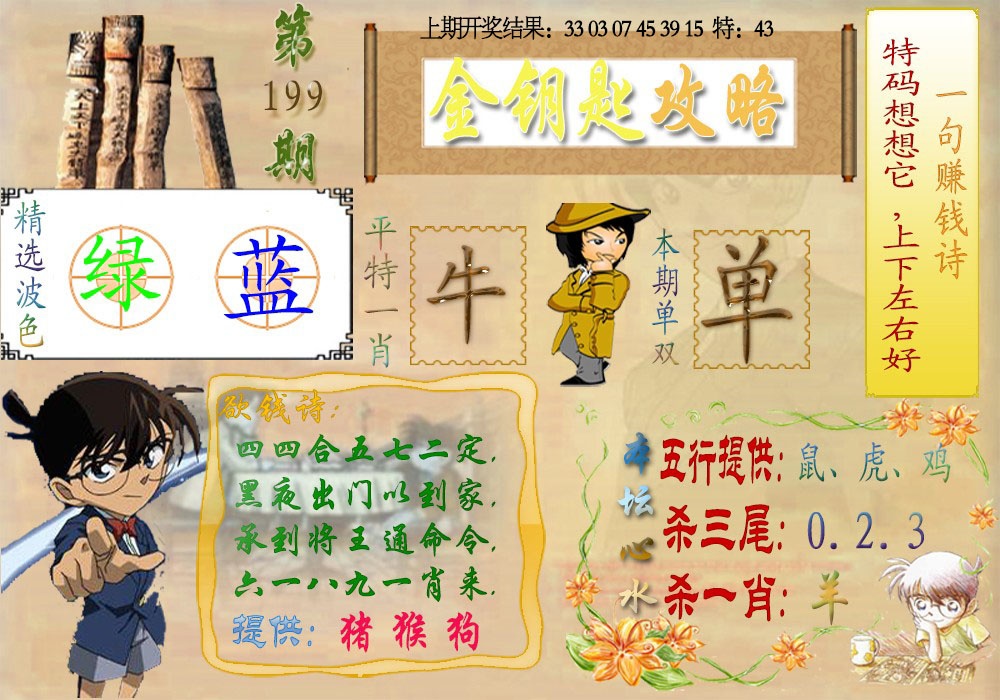 199期《金钥匙攻略》[图]