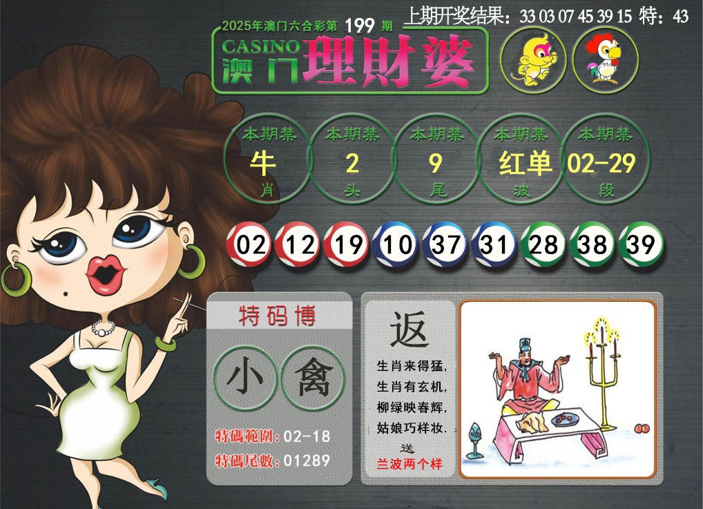 199期澳门理财婆[图]